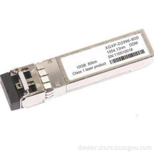 DWDM Fiber Optic Transceiver Module , 10G Ethernet Single M